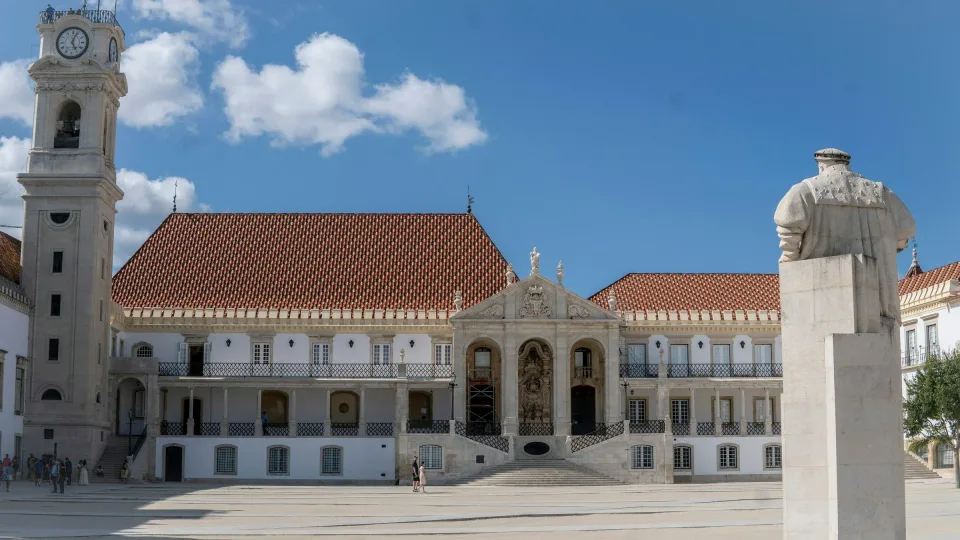 Paço das Escolas courtyard at the University of Coimbra